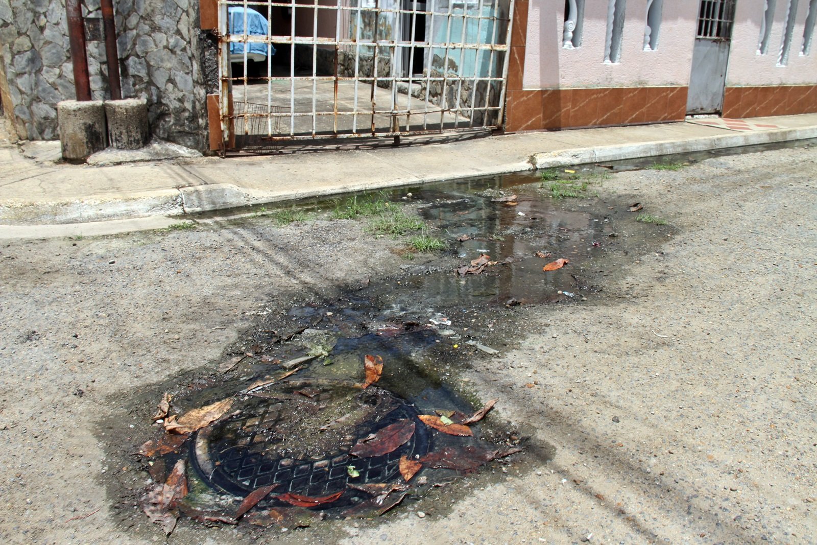 Agua sucia y cloacas desbordadas afectan a los residente de varios sectores de Boquerón
