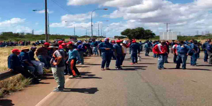Trabajadores de Sidor protestan por segundo día consecutivo