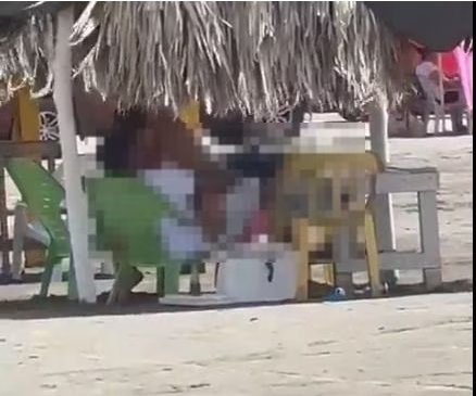 Pareja fue grabada teniendo sexo en una playa de Cartagena llena