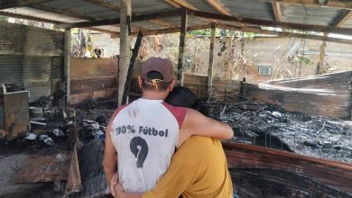 Incendio consumió por completo una vivienda en Santa Inés
