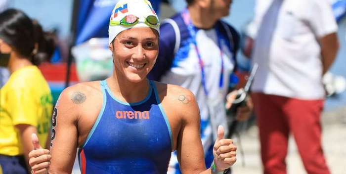 La venezolana Paola Pérez logra su segundo oro en aguas abiertas