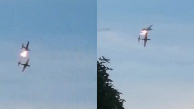 Muere un militar colombiano tras choque de aviones en el aire