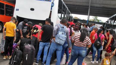 Gran afluencia de pasajeros se registra en el terminal de Maturín