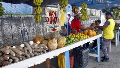 En Paramaconi compran «lo que pueden» de frutas y hortalizas