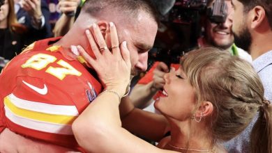 Taylor Swift fue a ver el Super Bowl, apoyando a su novio Travis Kelce, jugador de Kansas City.