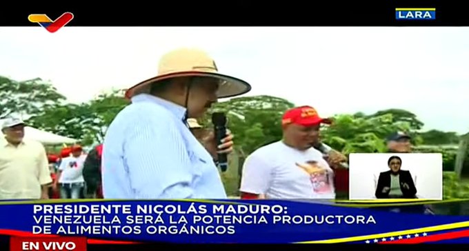 Maduro: Venezuela será una potencia en producción de alimentos orgánicos