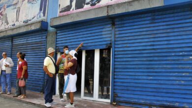 Poca actividad comercial y transporte público se reportó este martes 30 de julio