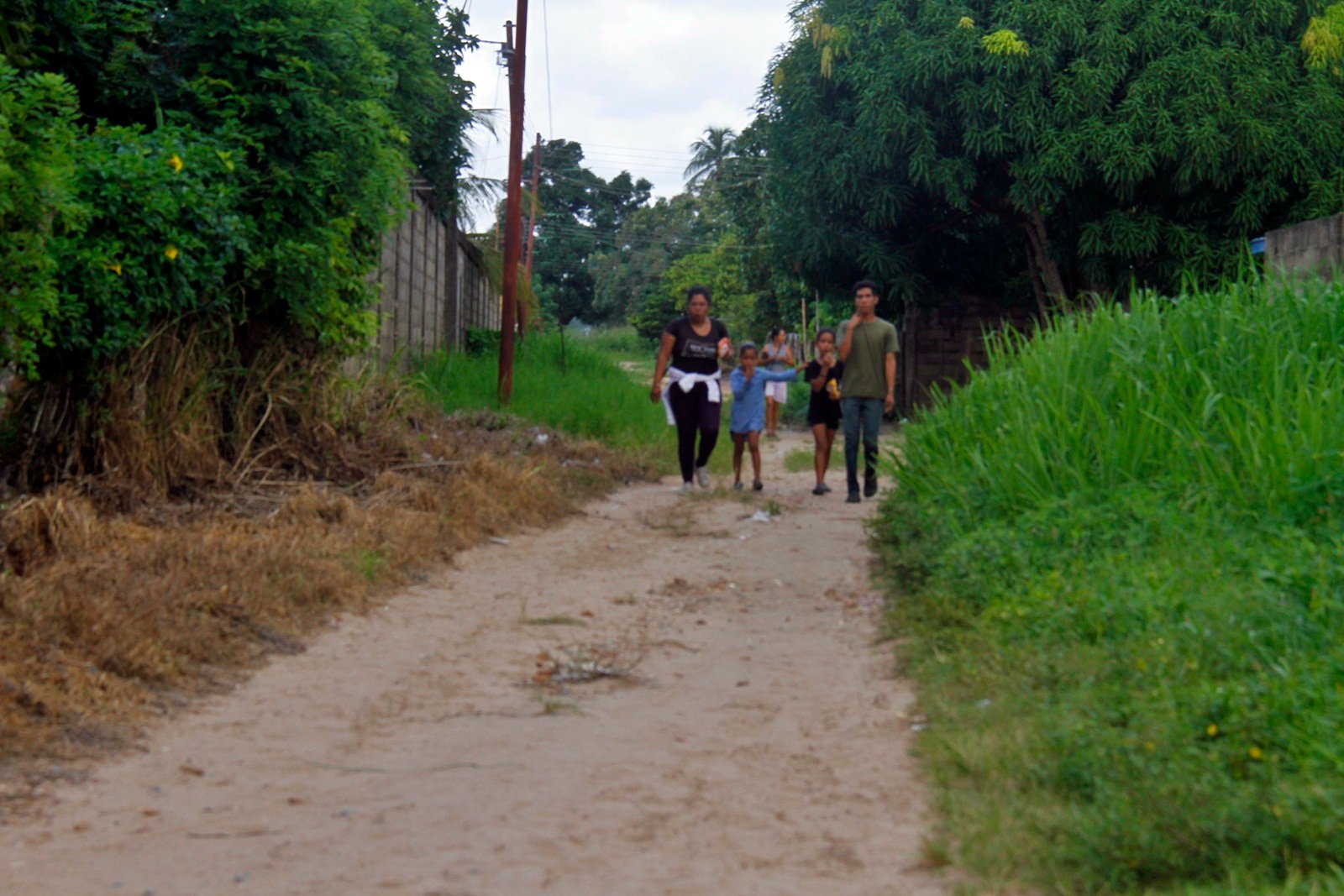 Calles del sector San Vicente de Maturín estan sumidas entre tierra y maleza