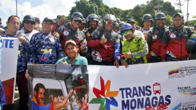 Transportistas de Monagas se alzan a favor de la paz y apoyo a Maduro