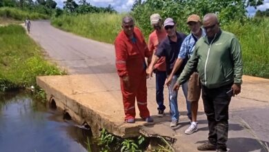 Al borde del colapsar esta el puente de la vía a Plantación en Maturín