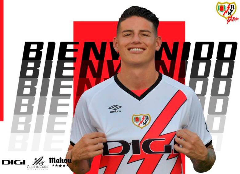 James Rodríguez es nuevo jugador del Rayo Vallecano