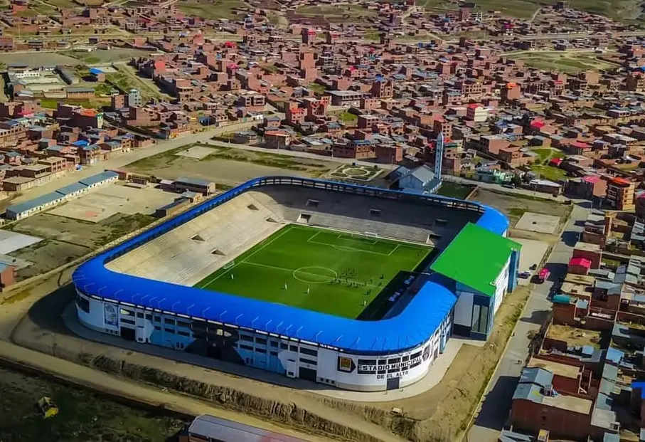 Récord impactante: Venezuela-Bolivia juegan en el estadio más alto del mundo