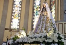 Catedral de Maturín preparada para la fiesta en honor a la Virgen del Valle