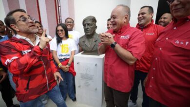 Diosdado Cabello inauguró casa del PSUV y develó busto del Comandante en Valencia (+fotos)