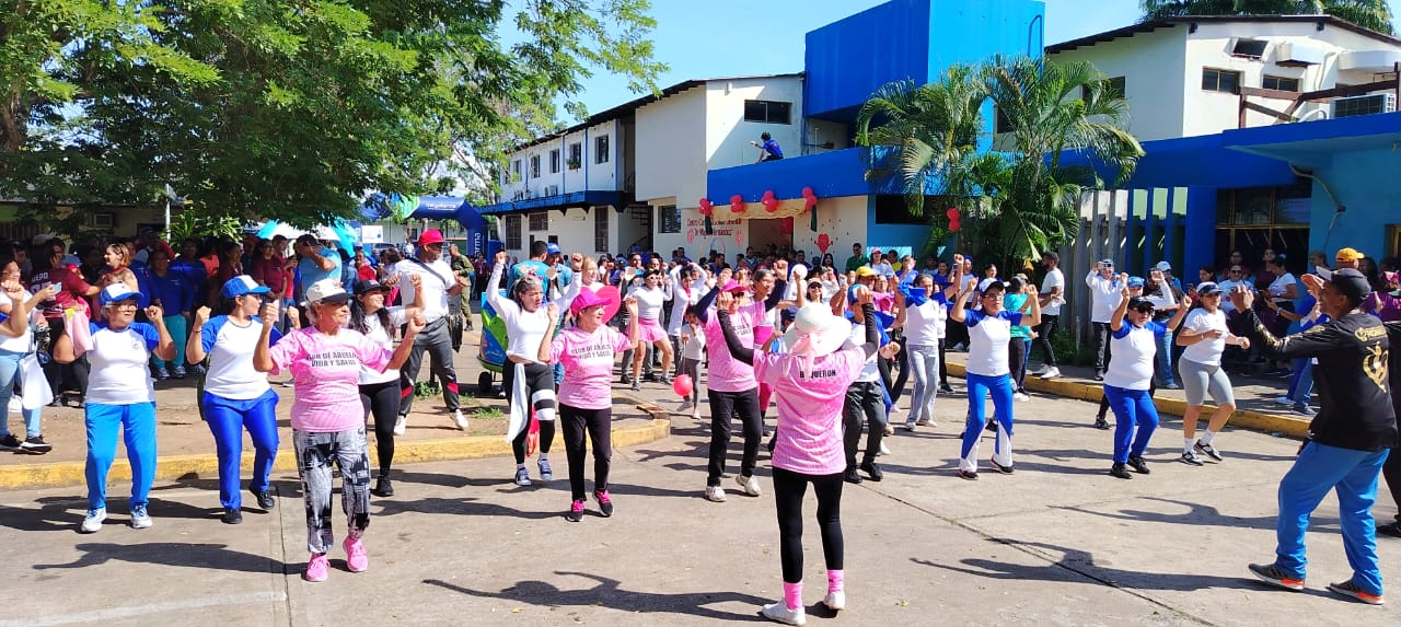 Con caminata y bailoterapia culmina las celebraciones por la semanada del corazón en Maturín