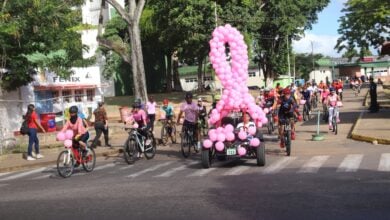 Monagas conmemora el Día de Prevención del Cáncer de Mama con rodada de 20K