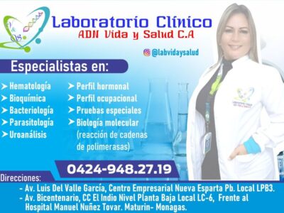 LABORATORIO CLÍNICO ADN VIDA Y SALUD C.A