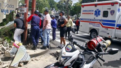 Accidente en la avenida Bicentenario deja un infante herido