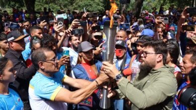 En San Antonio de Capayacuar, tierra de grandes talentos deportivos, recibieron con honores la antorcha que simboliza disciplina, esfuerzo, unión y paz.