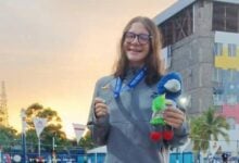 Plata y bronce para Yngrid Arias en natación de los Juegos Oriente 2024