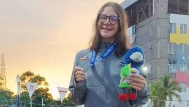 Plata y bronce para Yngrid Arias en natación de los Juegos Oriente 2024