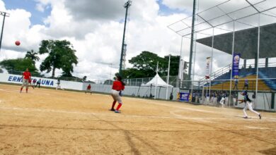 Monagas cae 2 carreras a 4 ante Bolívar en kickingball Campo en los JDN