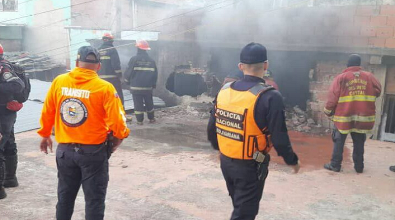 Gobierno nacional atiende afectados por explosión de bombona de gas en Coche