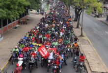 Motorizados en Maturín participaron en caravana "Navidades felices y en paz con Nicolás"