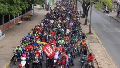 Motorizados en Maturín participaron en caravana "Navidades felices y en paz con Nicolás"