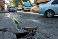 Denuncian alcantarilla en mal estado en plena avenida Bicentenario