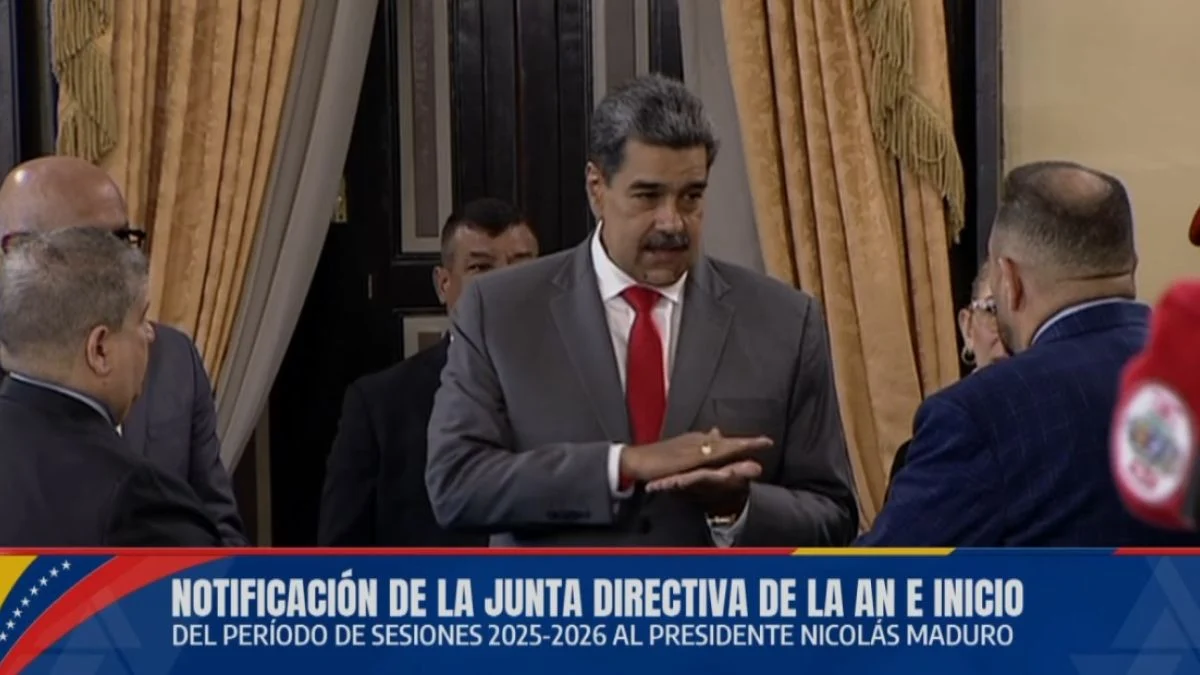 Presidente Maduro recibe notificación del inicio del periodo legislativo 2025-2026