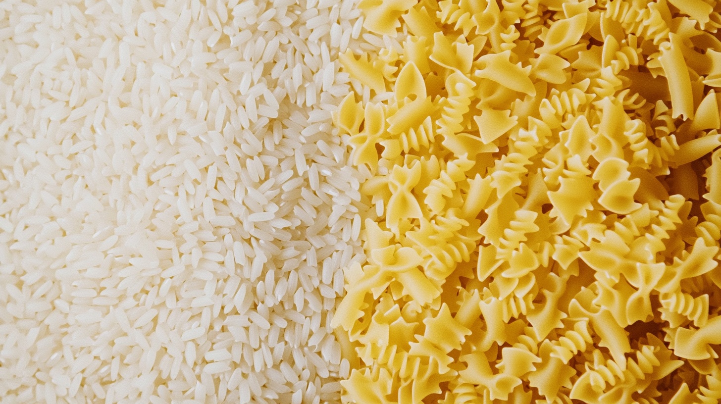 ¿Qué es más saludable para el cuerpo, arroz o pasta?