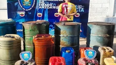 Detenido sexagenario con más de 600 litros de gasoil