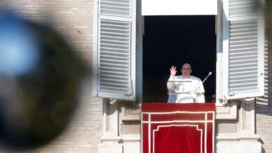 El Papa Francisco rezó el Ángelus en el Vaticano