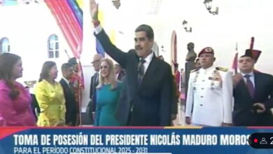 Así fue la llegada de Maduro a la Asamblea Nacional para su investidura