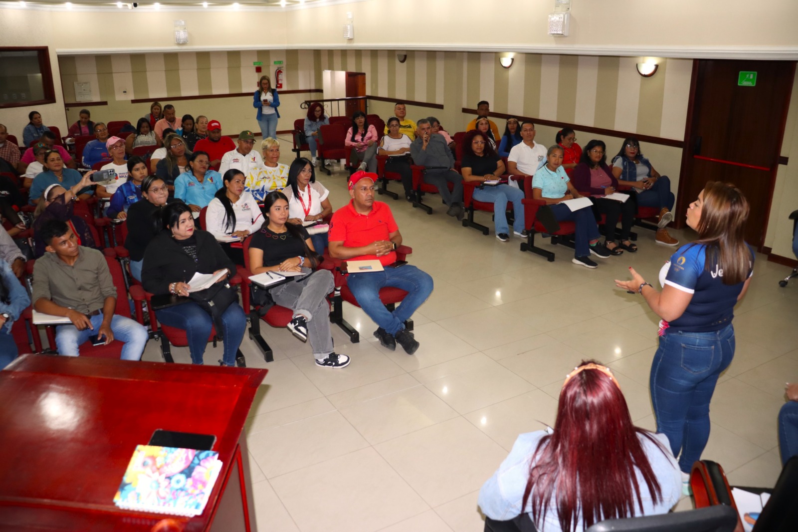 Este encuentro contó con la asistencia de Yenibel Lugo, presidenta de la Fundación del Sistema de Misiones y Grandes Misiones de la Gobernación de Monagas