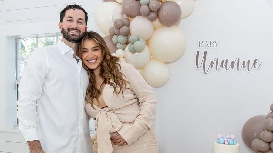 Migbelis Castellanos celebró el baby shower de su primer hijo con Jason Unanue