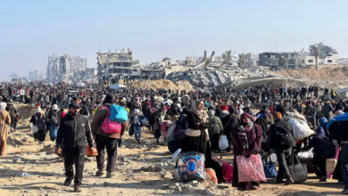 Más de 376 mil palestinos han regresado al norte de la Franja de Gaza
