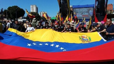 Pueblo revolucionario se moviliza en Gran Marcha por la Paz y la Alegría