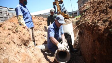 Construyen colector de aguas servidas en el sector Campo Ayacucho