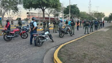 El Cnel Douglas José Gómez Maestre destacó que procedió a la revisión de ciudadanos, motos y vehículos