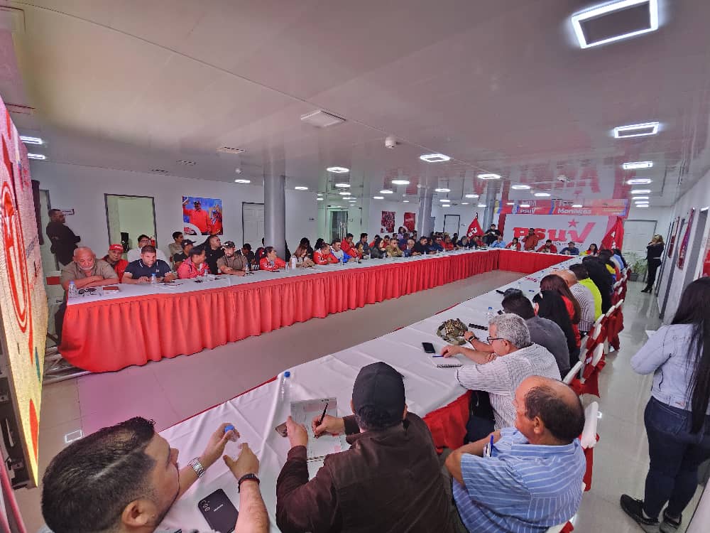 Realizan primera reunión ampliada del PSUV Monagas en el 2025