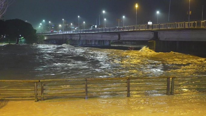 Declaran alerta roja en comuna italiana debido a las fuertes lluvias