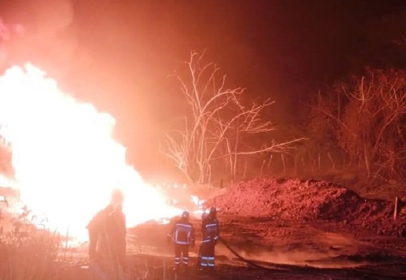 Incendio en Anaco se originó por una fuga de gas licuado natural