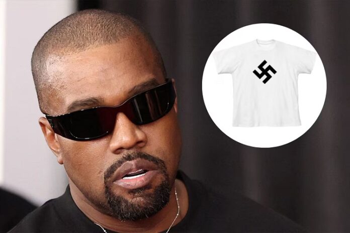 Plataforma de compras online de Kanye West fue clausurada por vender camiseta con símbolo nazi