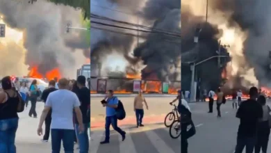 Impactante accidente aéreo en Brasil: una aeronave cayó sobre una de las autopistas más transitadas de Sao Paulo
