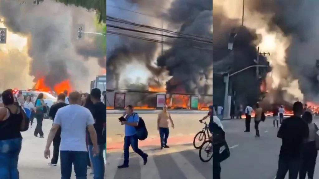 Impactante accidente aéreo en Brasil: una aeronave cayó sobre una de las autopistas más transitadas de Sao Paulo