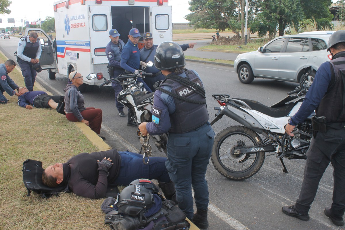 Accidente de tránsito en la Av. Alirio Ugarte Pelayo