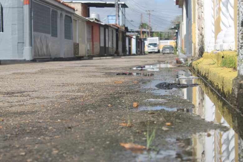 ¡Huecos por todas partes! Exigen asfalto en las calles de Los Jabillos en Boquerón