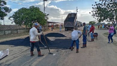 Arrancó plan de asfaltado en Chaguaramas